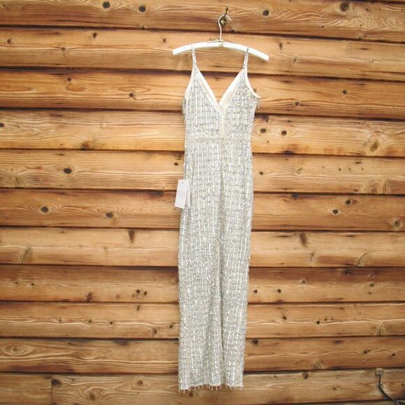 Mac Duggal 5394 Womens Chandelier EMBELLISHED CRYSTAL V-NECK GOWN Dress - Picture 11 of 16